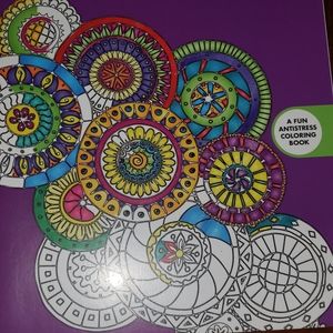 7 adult coloring book brand new